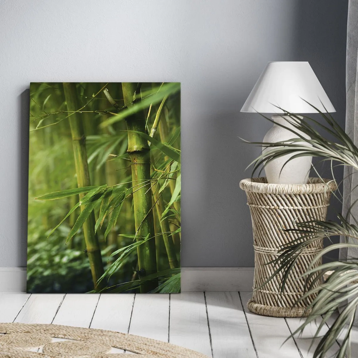 Canvastavla - Bild på duk - Lär känna grönskan i sig - 50x70 cm
