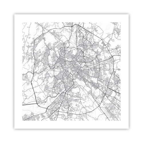 Affisch - Romersk ring - 50x50 cm