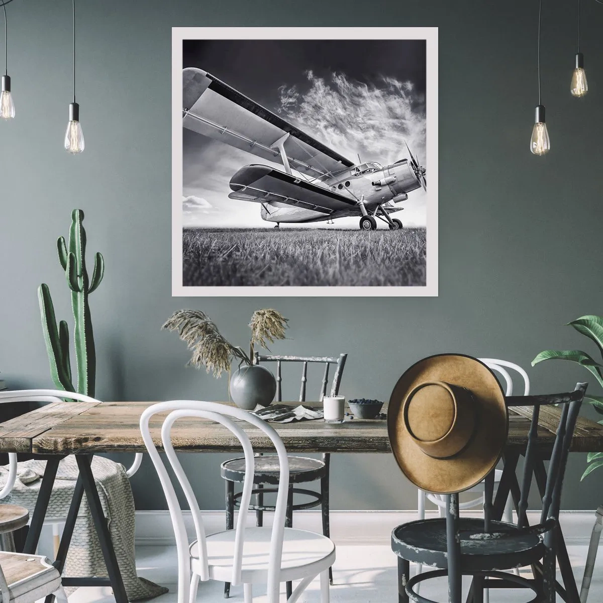 Affisch - Bevingad vandrare - 60x60 cm