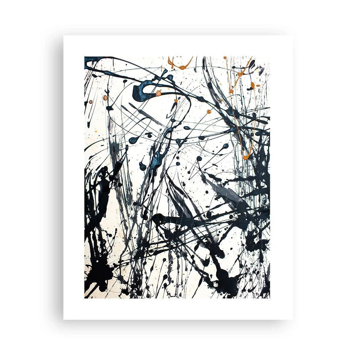 Affisch - Expressionistisk abstraktion - 40x50 cm