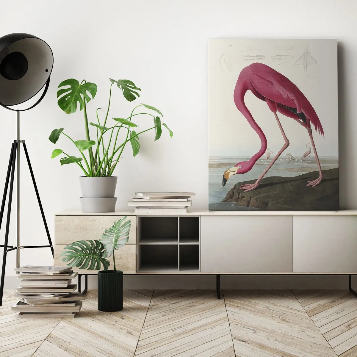 Canvastavla - Bild på duk - Underlig varelse - 80x120 cm