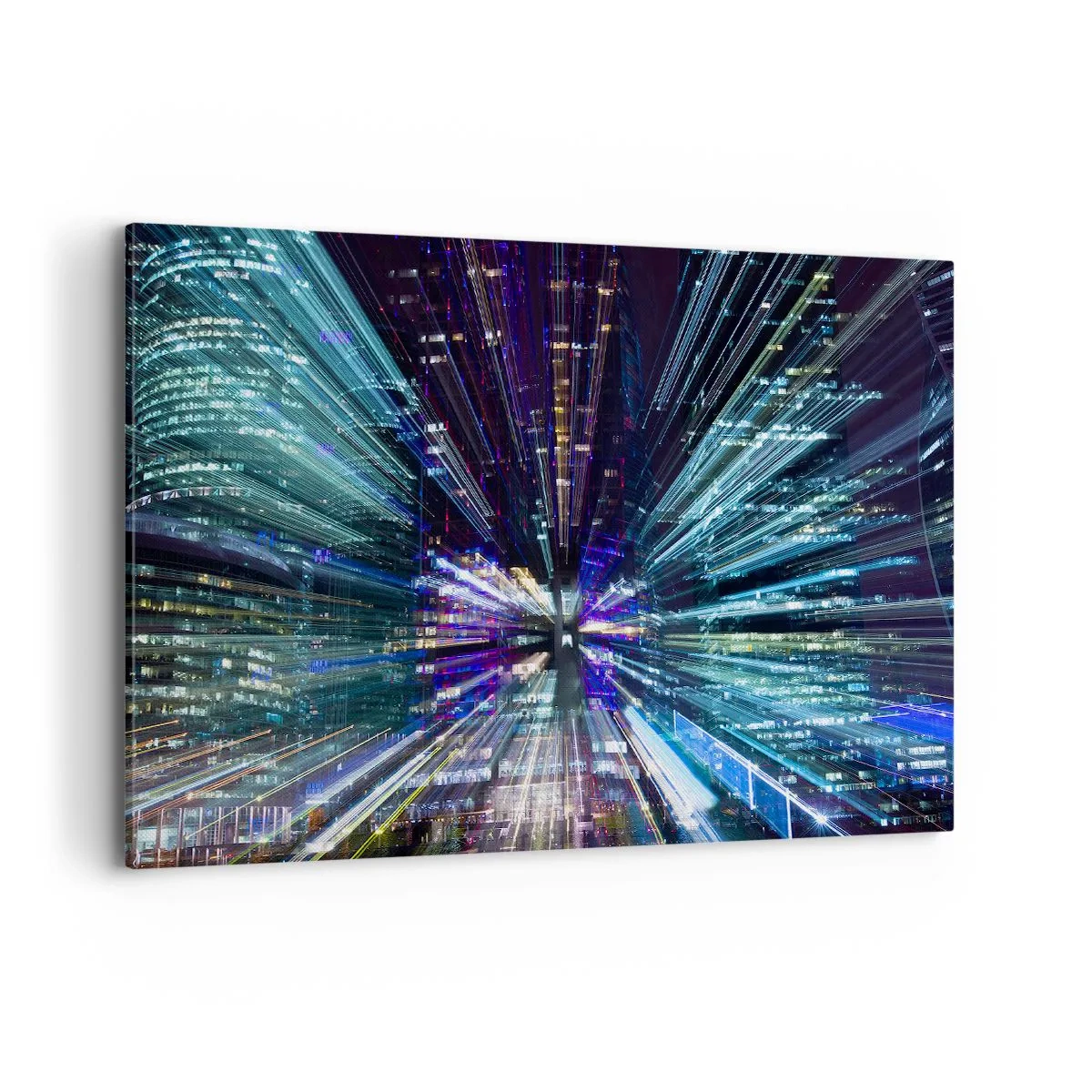 Canvastavla - Bild på duk - Övergång till hyperrymden - 100x70 cm