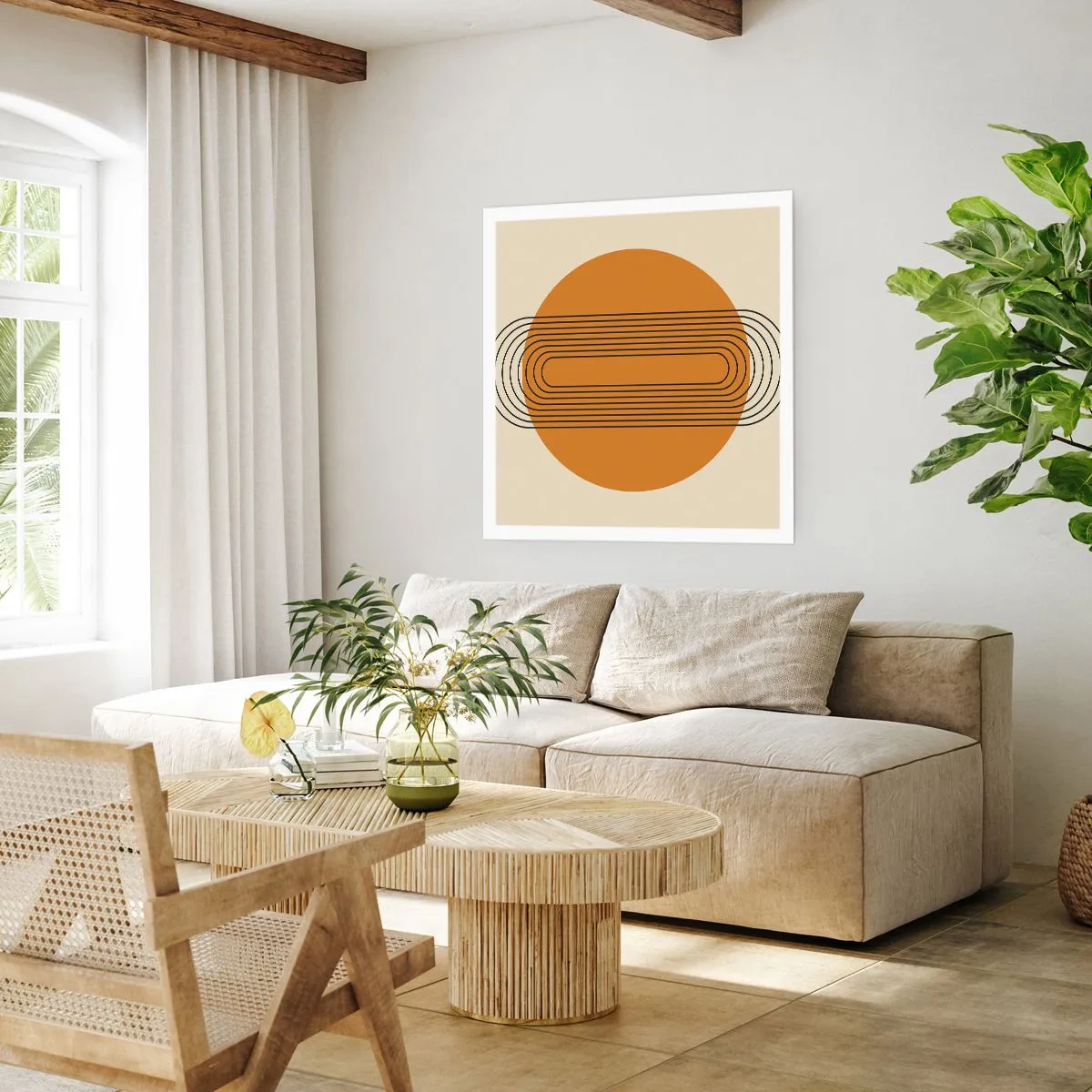 Affisch - Perfekt plan - 40x40 cm