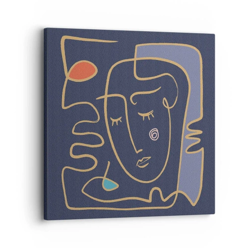 Canvastavla - Bild på duk - I drömmarnas värld - 30x30 cm