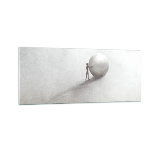 Glastavla - Bild på glas - Livets spel - 100x40 cm