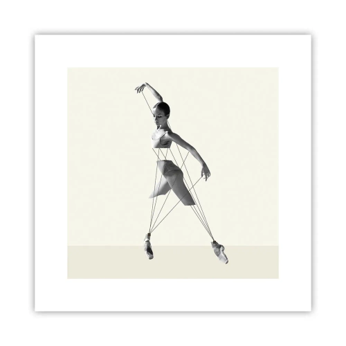 Affisch - I världens teater - 30x30 cm