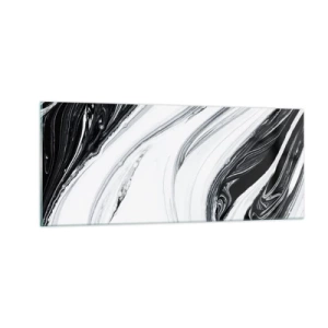 Glastavla - Bild på glas - Motsatskombination - 100x40 cm