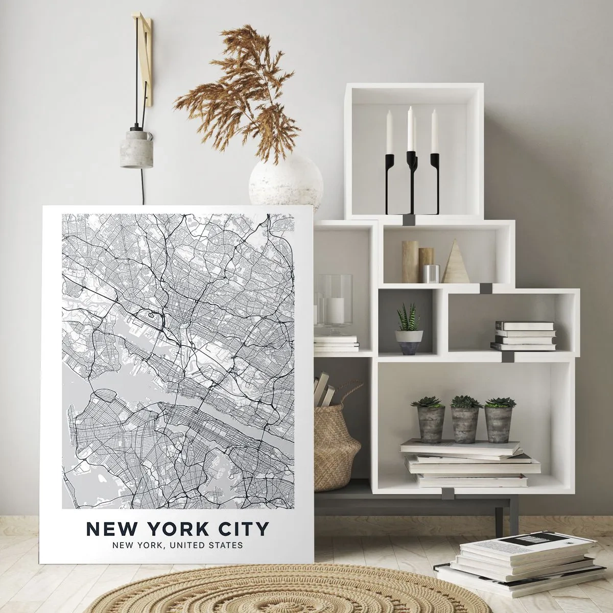 Glastavla - Bild på glas - Metropolens anatomi - 70x100 cm