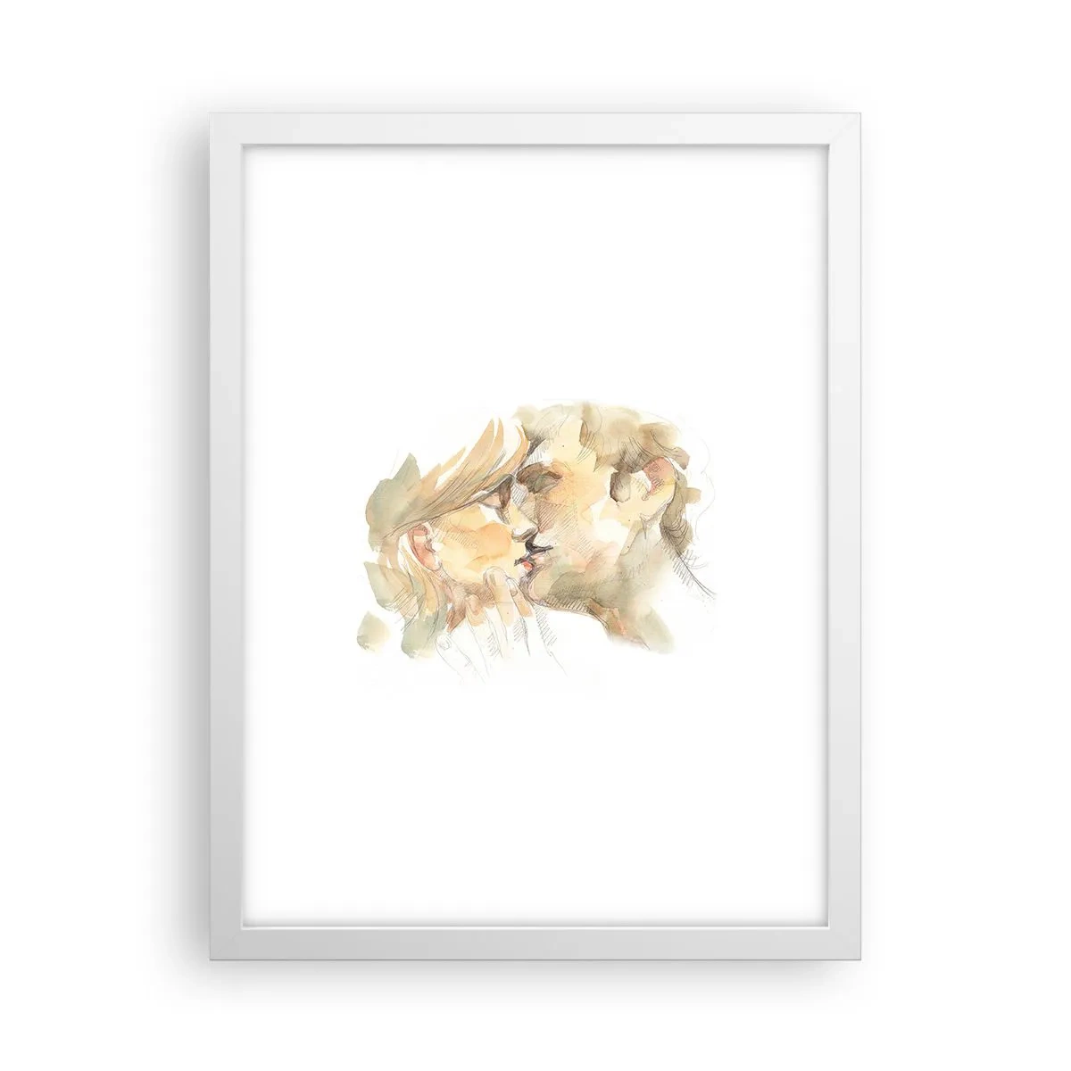 Affisch i vit ram - Upphittad hälft? - 30x40 cm