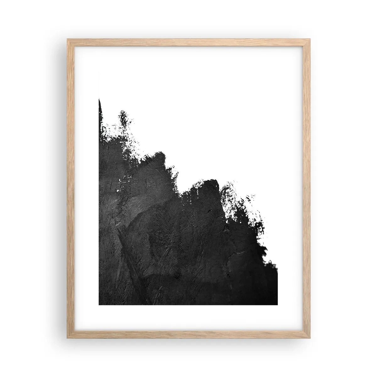 Affisch i ram av ljusek - Element: jord - 40x50 cm