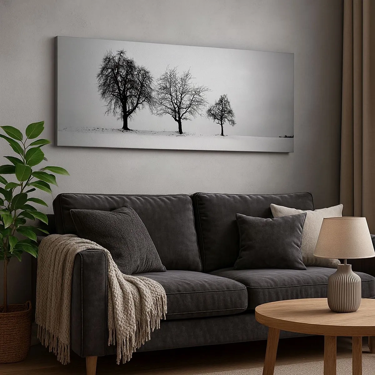 Canvastavla - Bild på duk - Vad drömmer de om? - 100x40 cm