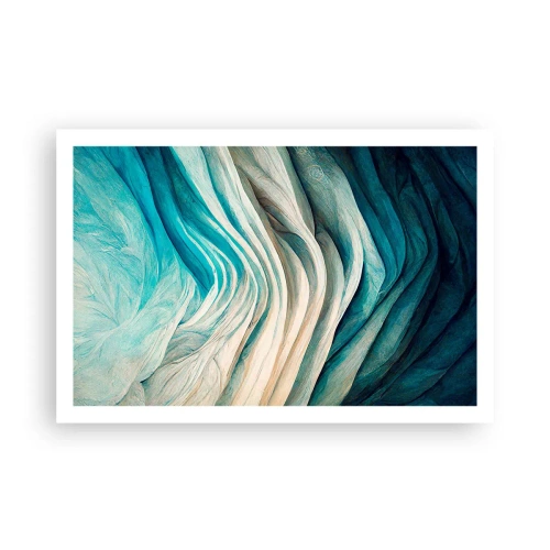 Affisch - Blå omättlighet - 91x61 cm