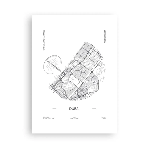Affisch - Dubais anatomi - 50x70 cm