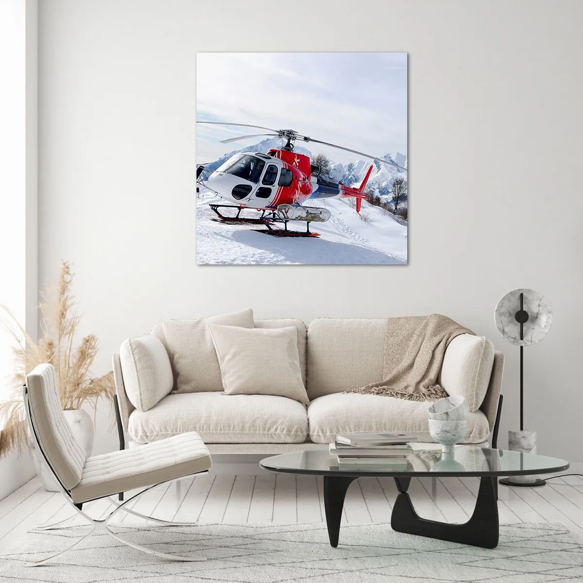 Glastavla - Bild på glas - Alltid redo - 40x40 cm