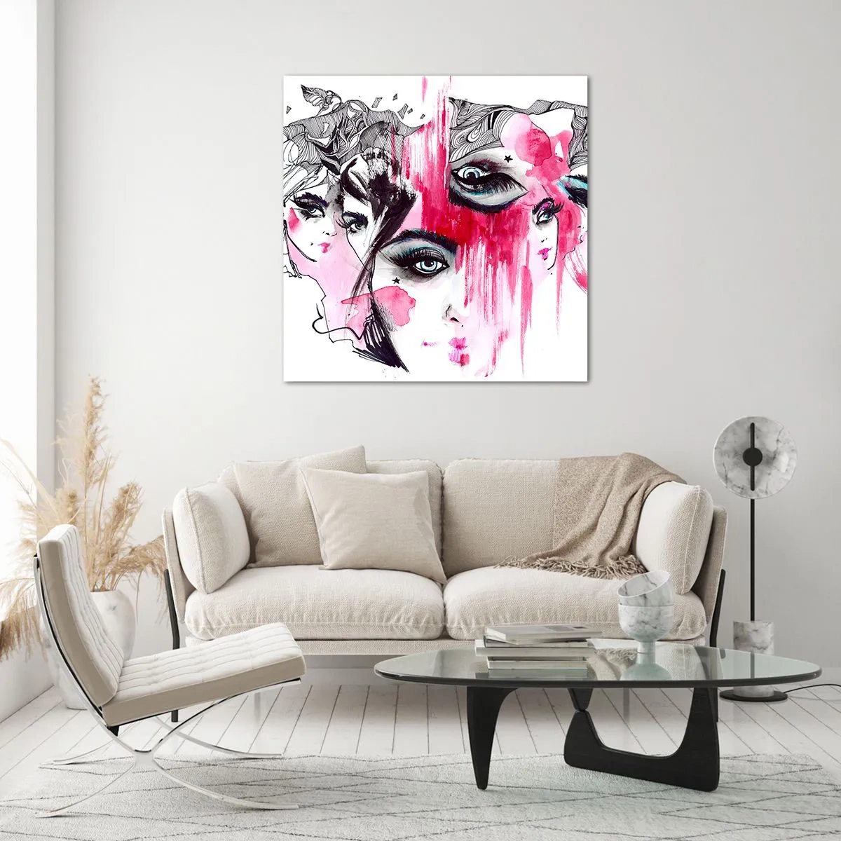 Glastavla - Bild på glas - , - 60x60 cm