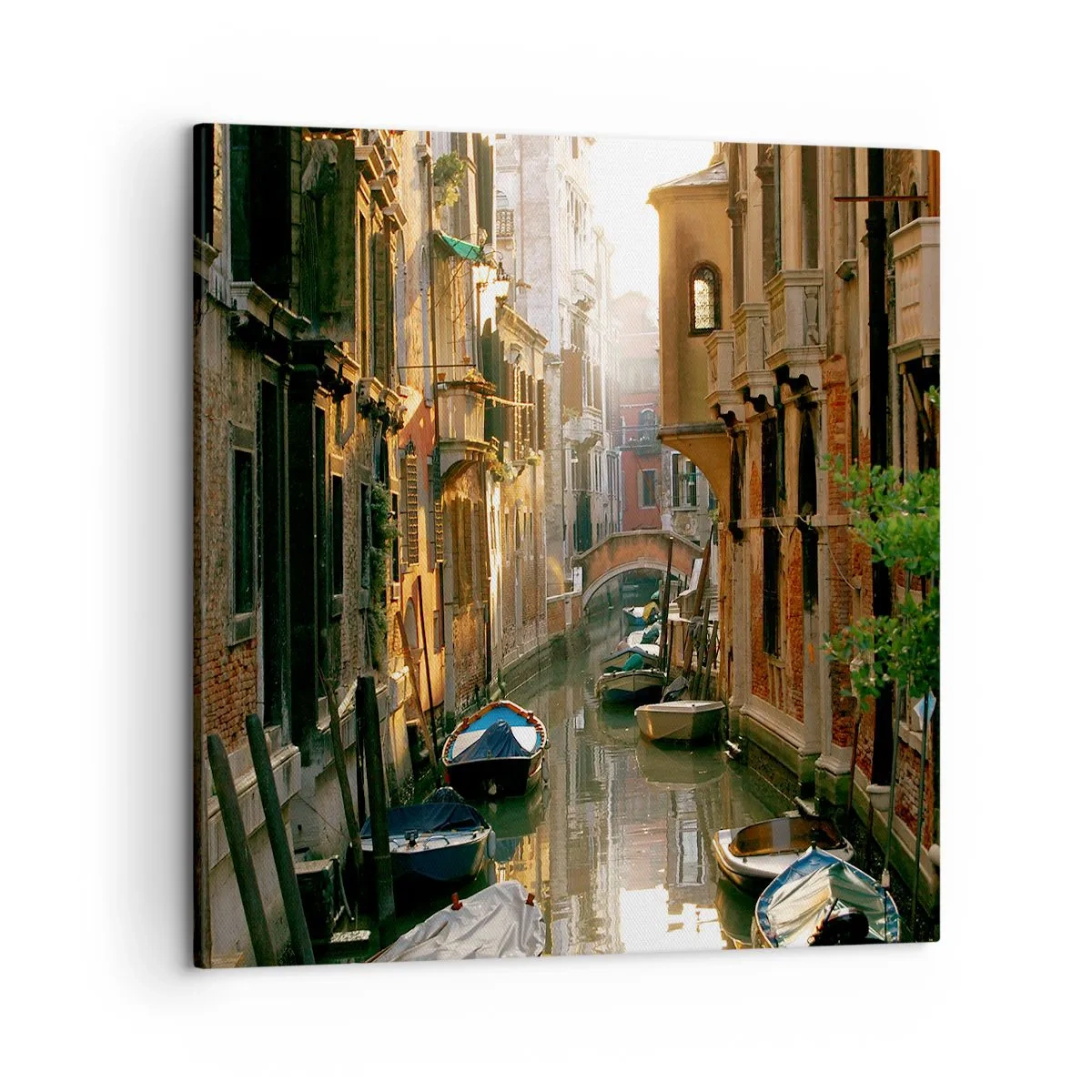 Canvastavla - Bild på duk - På en gränd i Venedig - 50x50 cm