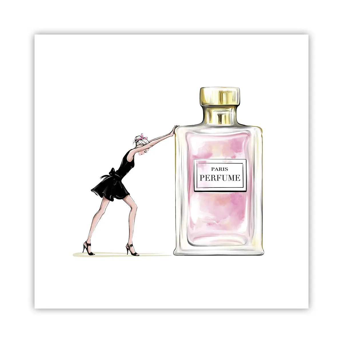 Affisch - Kvinnlighetens kärna - 30x30 cm