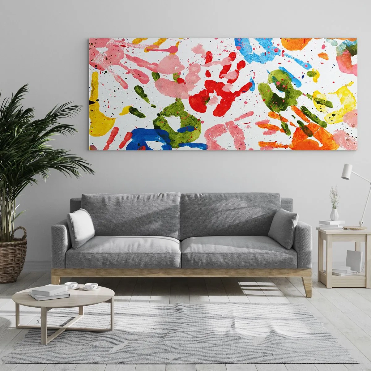 Glastavla - Bild på glas - Följs spåren - 100x40 cm