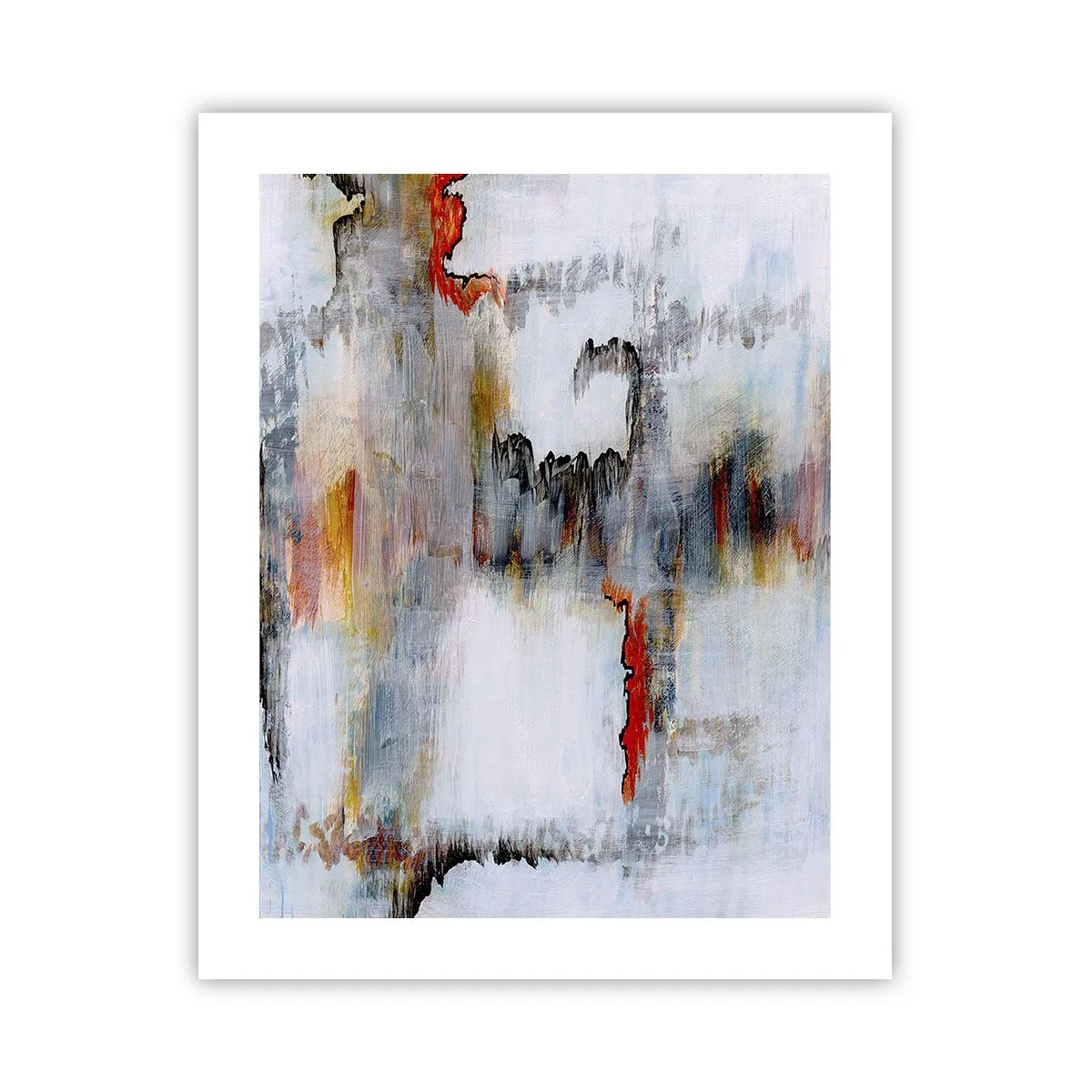 Affisch - Med pinne på vatten - 40x50 cm