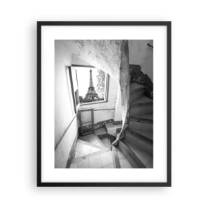 Affisch i svart ram - Vilken utsikt! - 40x50 cm