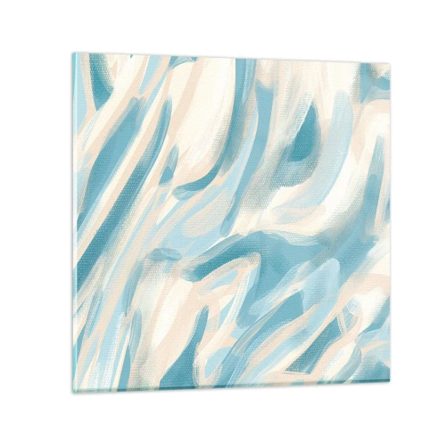 Glastavla - Bild på glas - Vårvindar - 70x70 cm