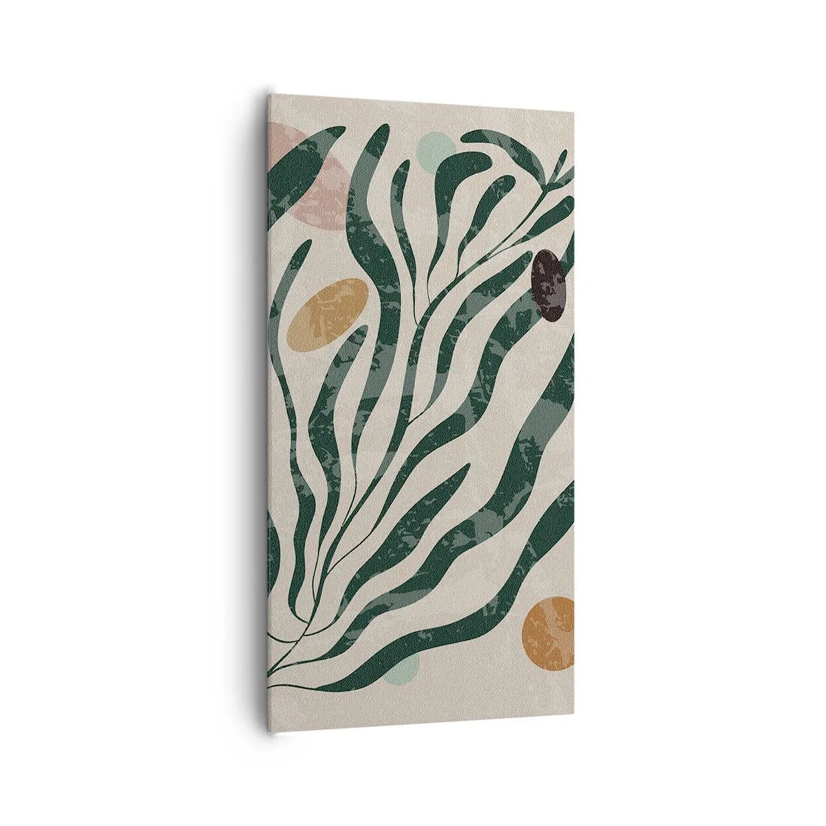 Canvastavla - Bild på duk - Bland de gröna - 65x120 cm