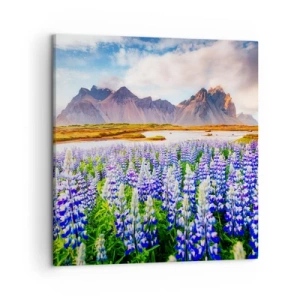 Canvastavla - Bild på duk - Styrka och stränghet bredvid mildhet - 50x50 cm