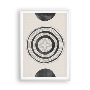 Affisch i vit ram - De viktiga sakerna däremellan - 70x100 cm