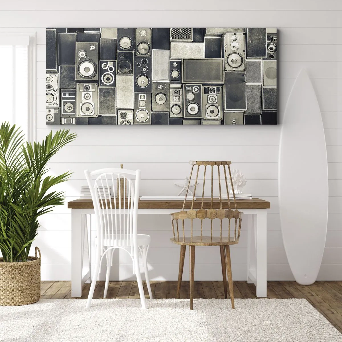 Canvastavla - Bild på duk - Allt väl - 100x40 cm