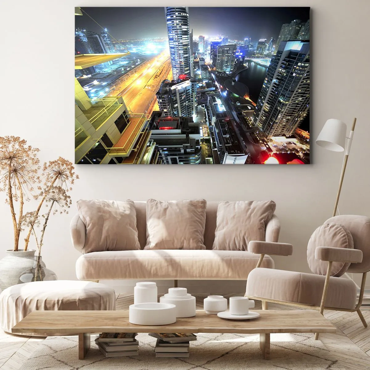 Canvastavla - Bild på duk - Underverk på öknen - 120x80 cm