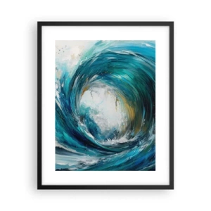 Affisch i svart ram - Havsportal - 40x50 cm