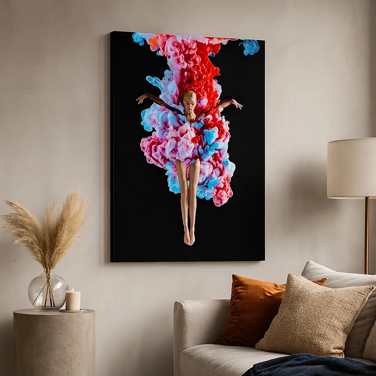 Canvastavla - Bild på duk - Fullt blommande - 50x70 cm