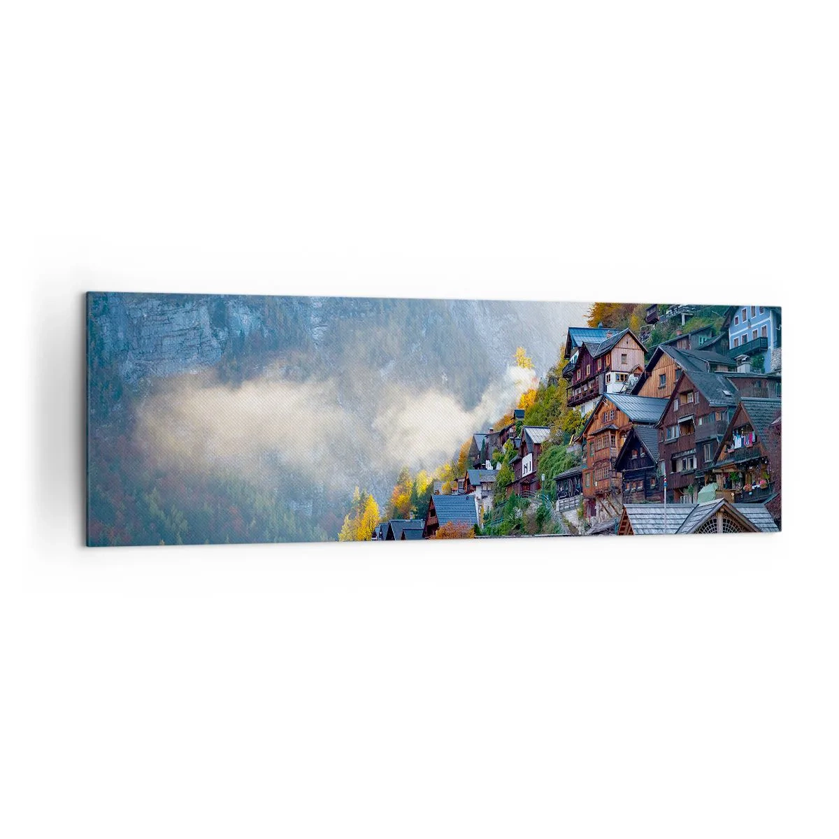 Canvastavla - Bild på duk - Alpina klimat - 160x50 cm