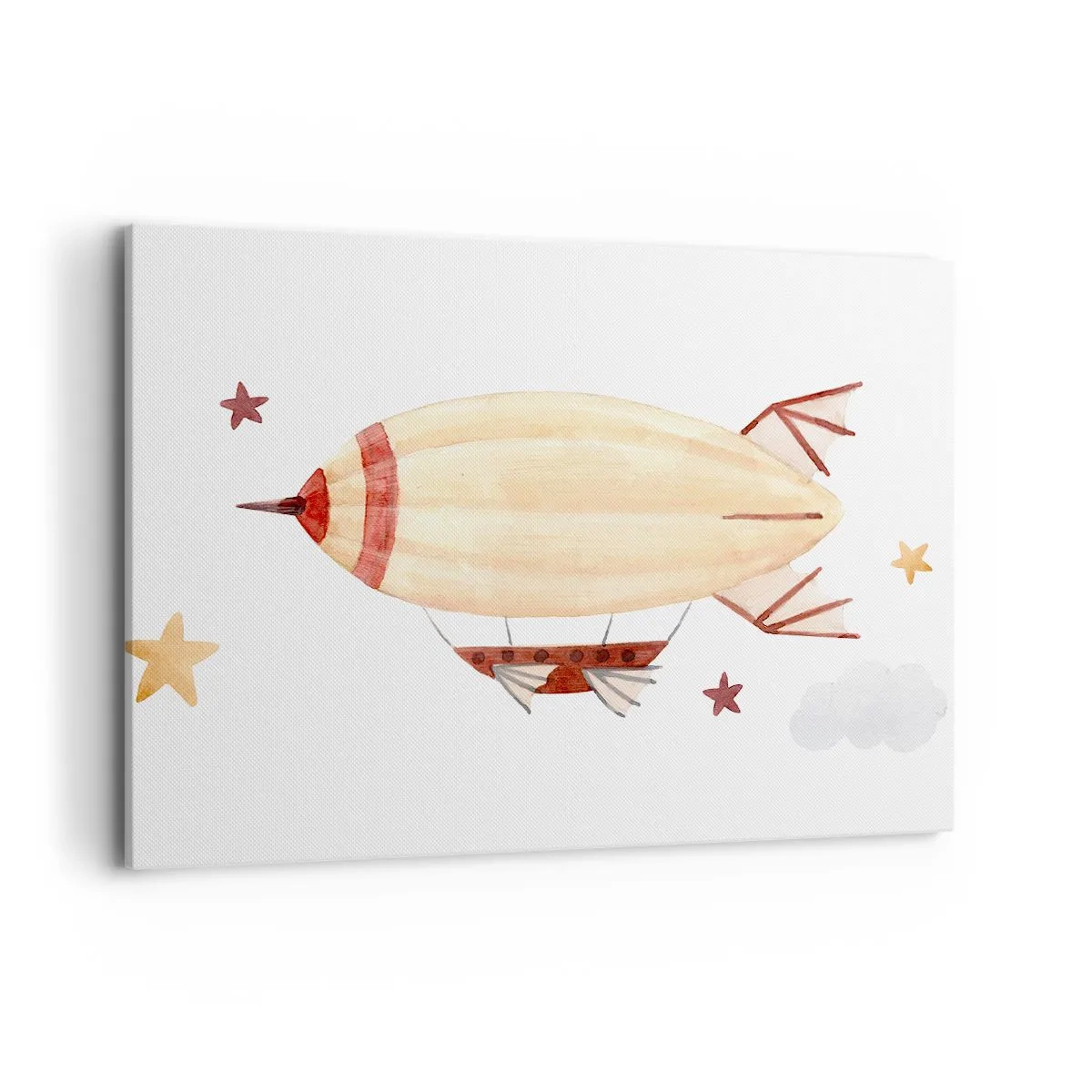 Canvastavla - Bild på duk - Luftskepp - 100x70 cm