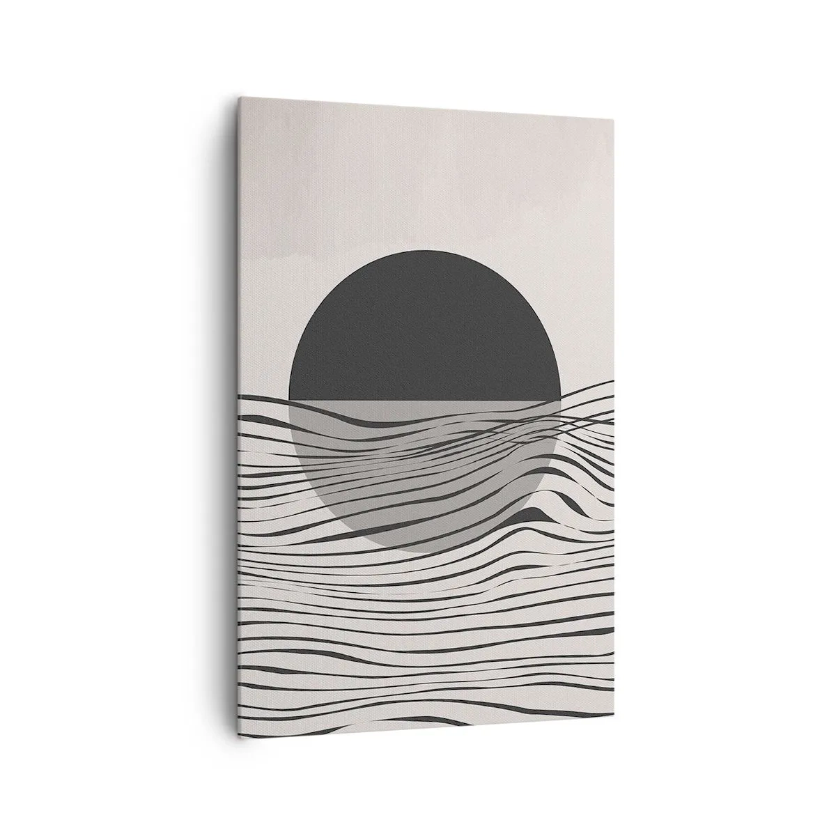 Canvastavla - Bild på duk - Halvdan komposition - 80x120 cm