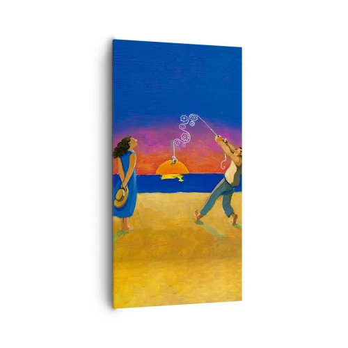 Canvastavla - Bild på duk - Mer än en stjärna från himlen - 65x120 cm