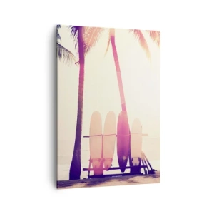 Canvastavla - Bild på duk - Det blir en underbar dag - 50x70 cm