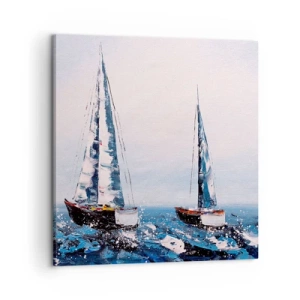 Canvastavla - Bild på duk - Vindens broderskap - 60x60 cm