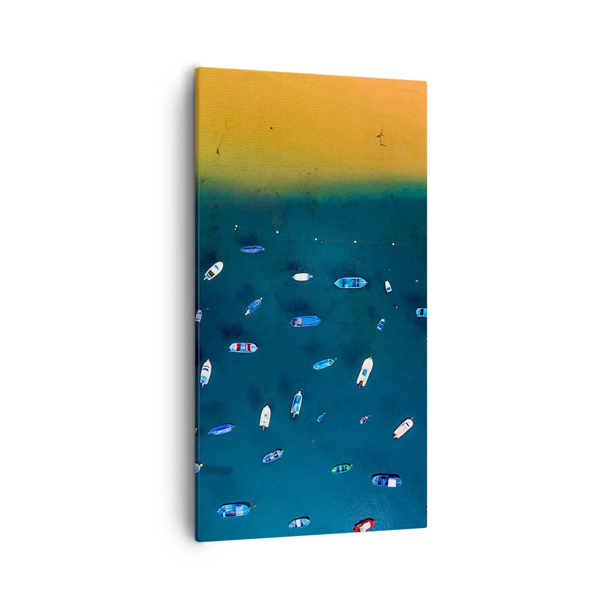 Canvastavla - Bild på duk - Ett semesterspel - 55x100 cm