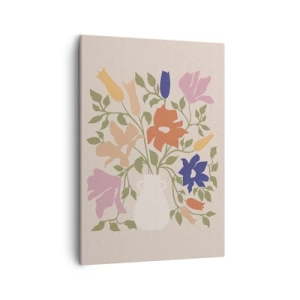Canvastavla - Bild på duk - En delikat bukett - 50x70 cm