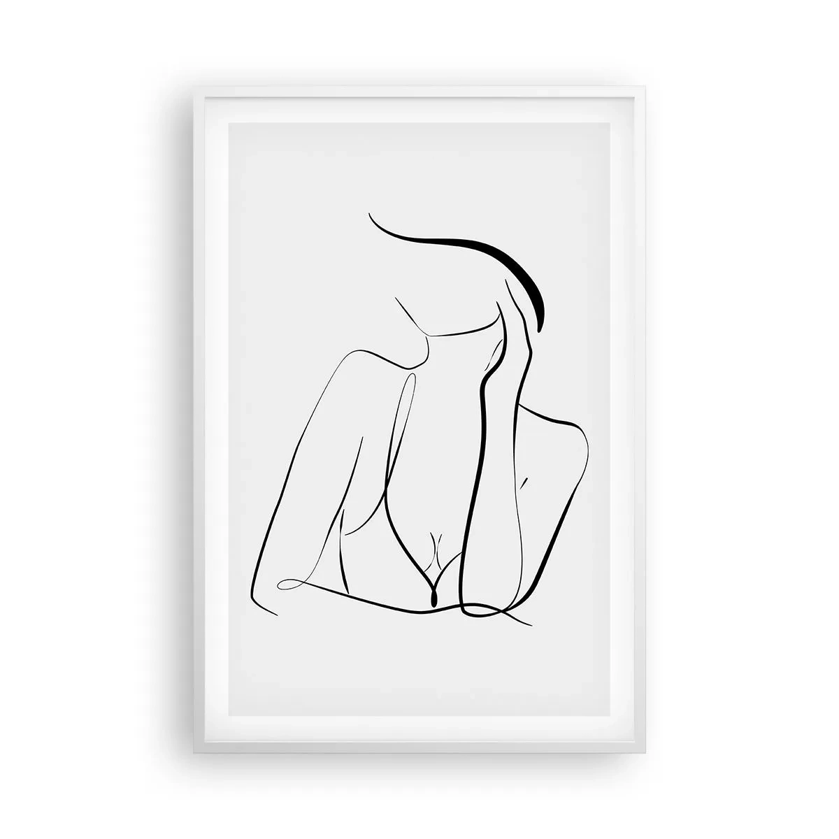 Affisch i vit ram - På drömvågen - 61x91 cm