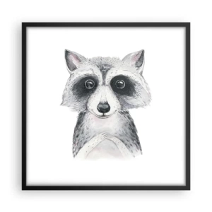 Affisch i svart ram - En stund för känslor - 50x50 cm