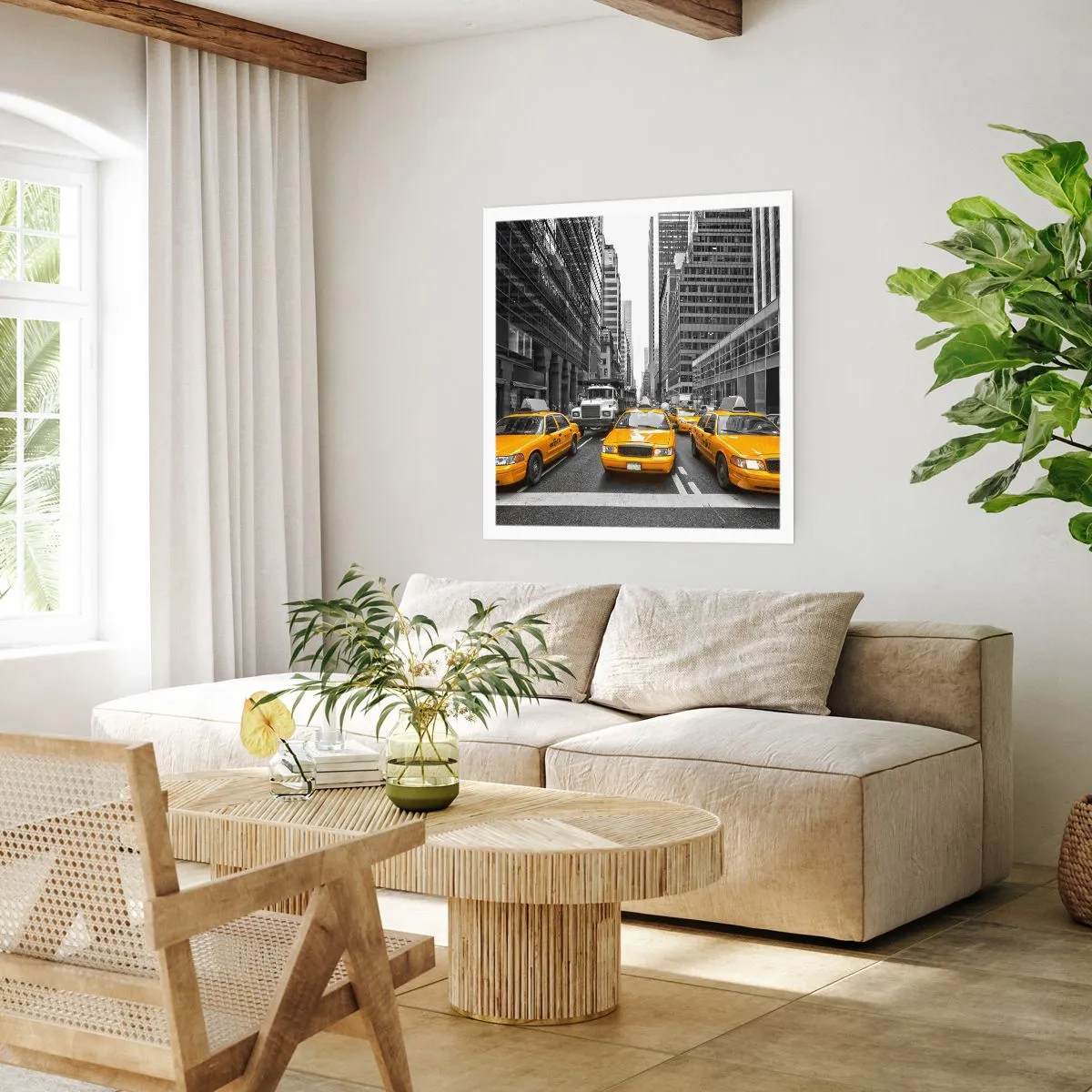 Affisch - Vi färgar denna stad - 30x30 cm