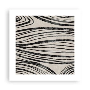 Affisch - Stänk av linjer - 40x40 cm