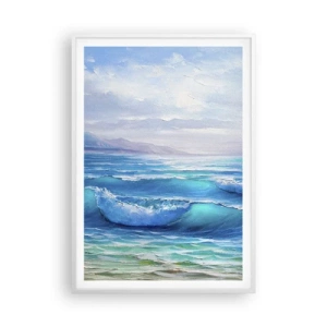 Affisch i vit ram - Stillande - 70x100 cm