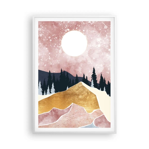 Affisch i vit ram - Nattvakt - 70x100 cm