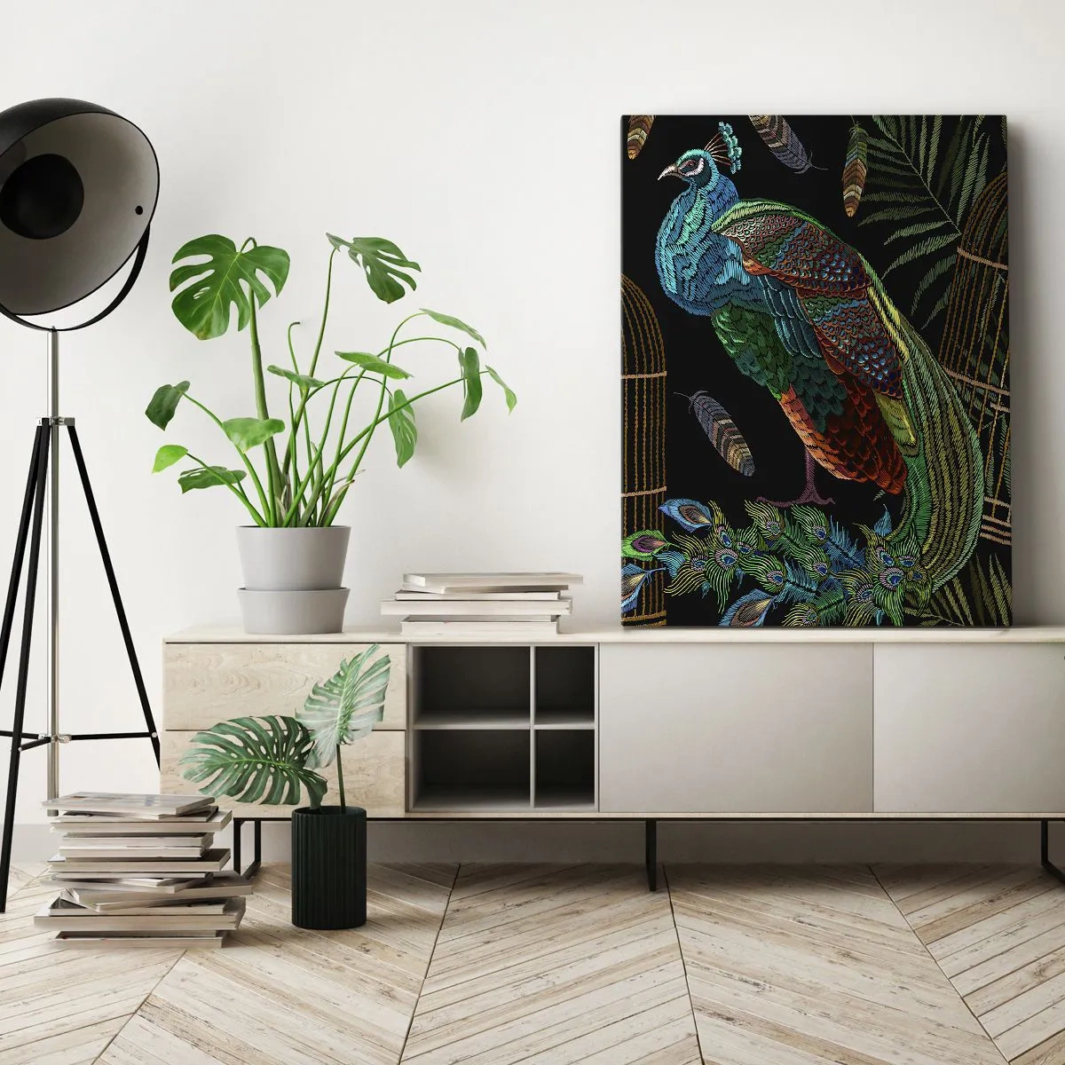 Canvastavla - Bild på duk - I kungliga kläder - 55x100 cm