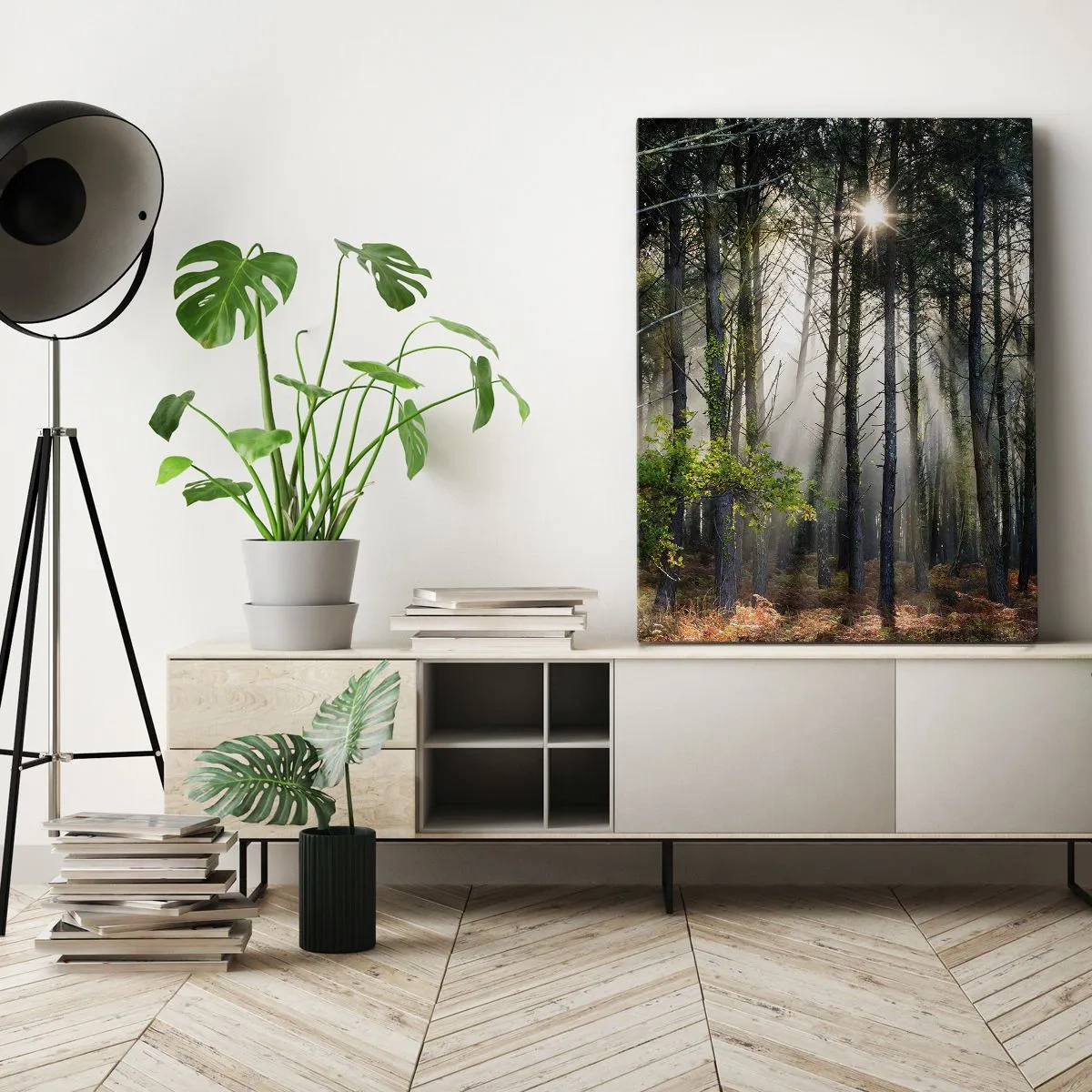 Canvastavla - Bild på duk - Skogens skönhet - 50x70 cm