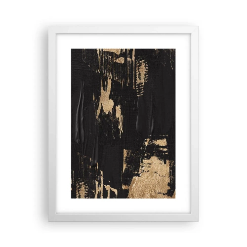 Affisch i vit ram - Ett spår av beröring - 30x40 cm