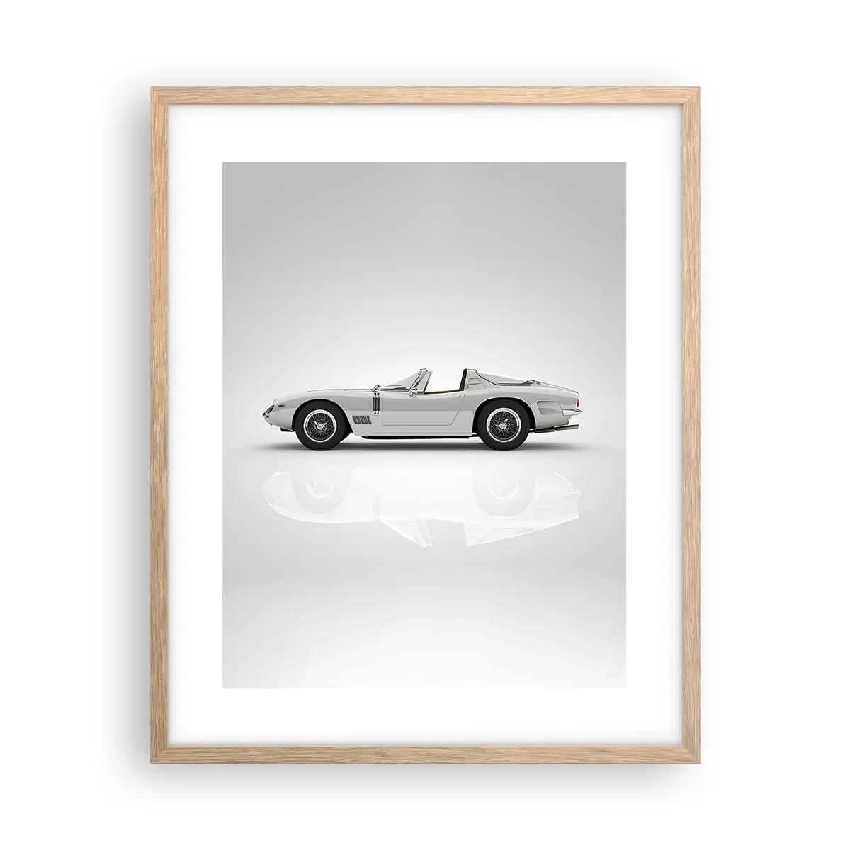 Affisch i ram av ljusek - Ett löfte om lek - 40x50 cm